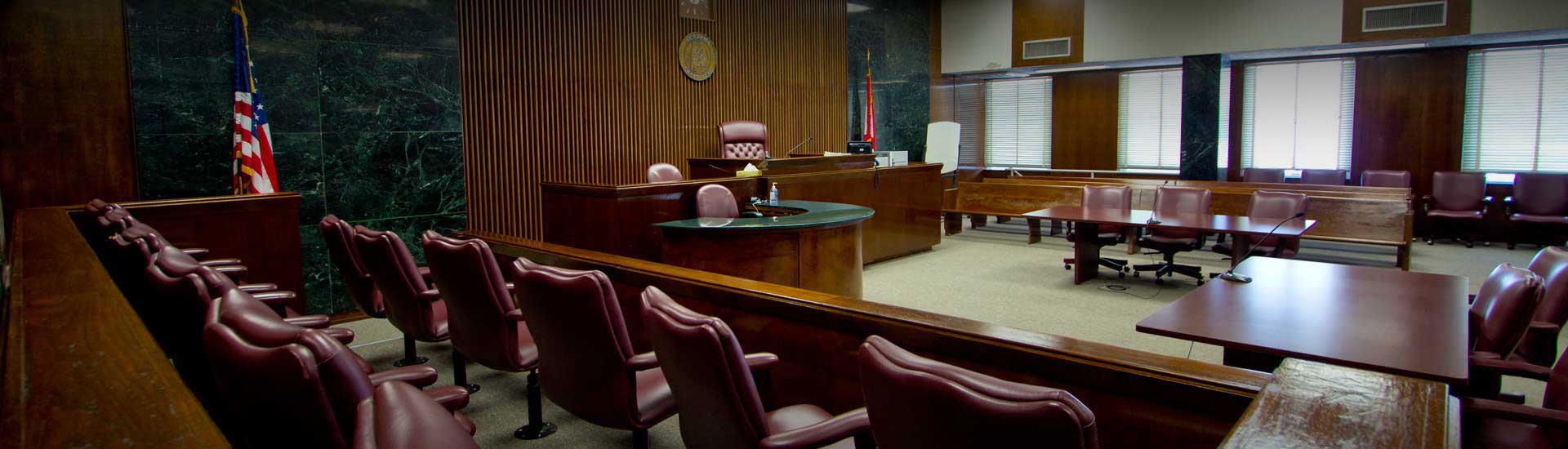 Cullman County Circuit Court Jury Box View